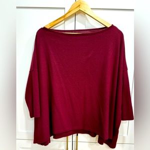 Stella & Dot Soft Addy- Burgundy